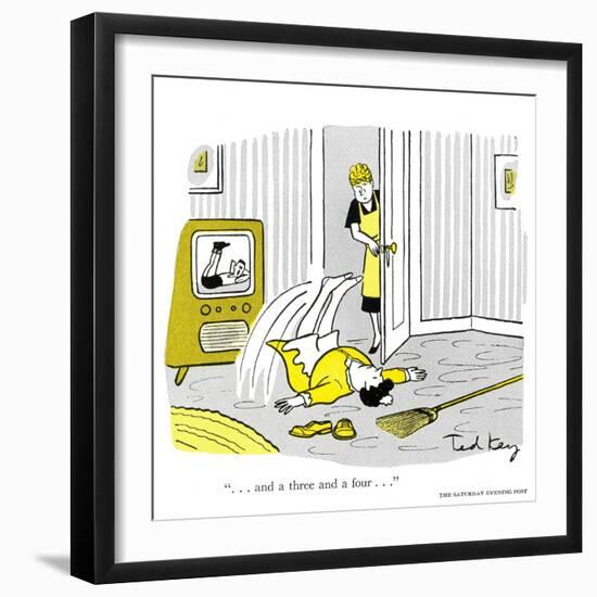 Hazel Cartoon-Ted Key-Framed Giclee Print