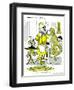 Hazel Cartoon-Ted Key-Framed Giclee Print