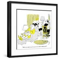 Hazel Cartoon-Ted Key-Framed Giclee Print