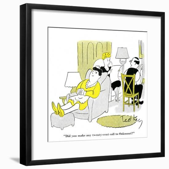 Hazel Cartoon-Ted Key-Framed Giclee Print