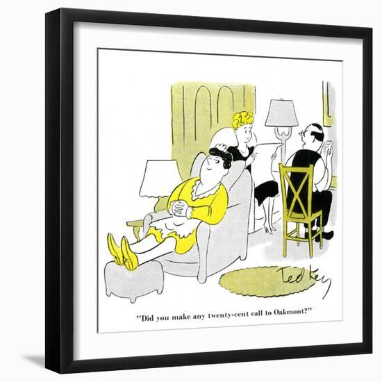 Hazel Cartoon-Ted Key-Framed Giclee Print