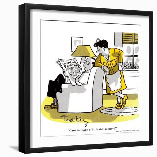 Hazel Cartoon-Ted Key-Framed Giclee Print