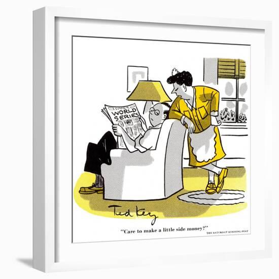 Hazel Cartoon-Ted Key-Framed Giclee Print