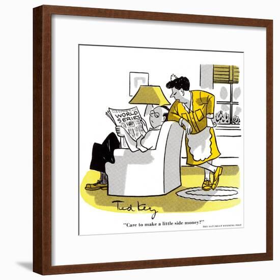 Hazel Cartoon-Ted Key-Framed Giclee Print