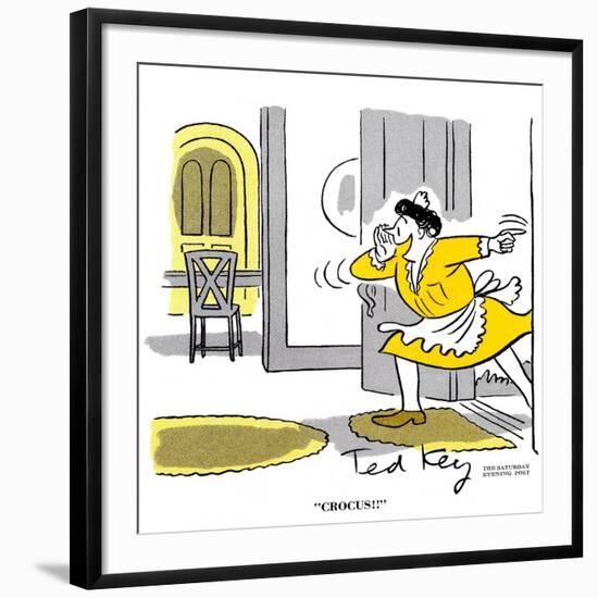 Hazel Cartoon-Ted Key-Framed Giclee Print