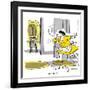 Hazel Cartoon-Ted Key-Framed Giclee Print