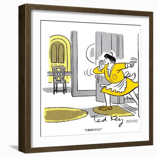 Hazel Cartoon-Ted Key-Framed Giclee Print