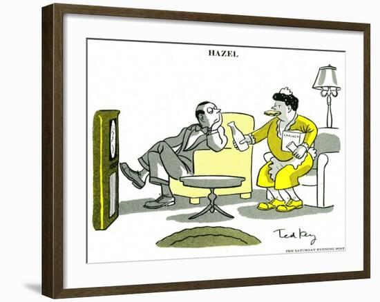 Hazel Cartoon-Ted Key-Framed Giclee Print