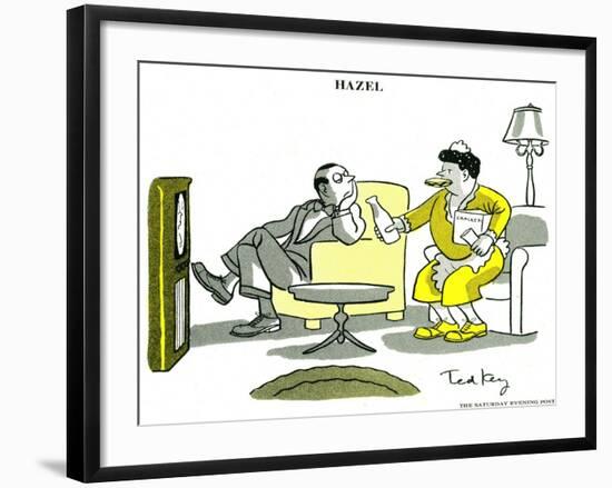 Hazel Cartoon-Ted Key-Framed Giclee Print