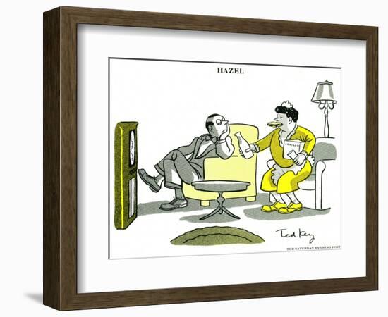 Hazel Cartoon-Ted Key-Framed Giclee Print