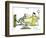 Hazel Cartoon-Ted Key-Framed Giclee Print