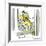 Hazel Cartoon-Ted Key-Framed Giclee Print