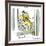 Hazel Cartoon-Ted Key-Framed Giclee Print