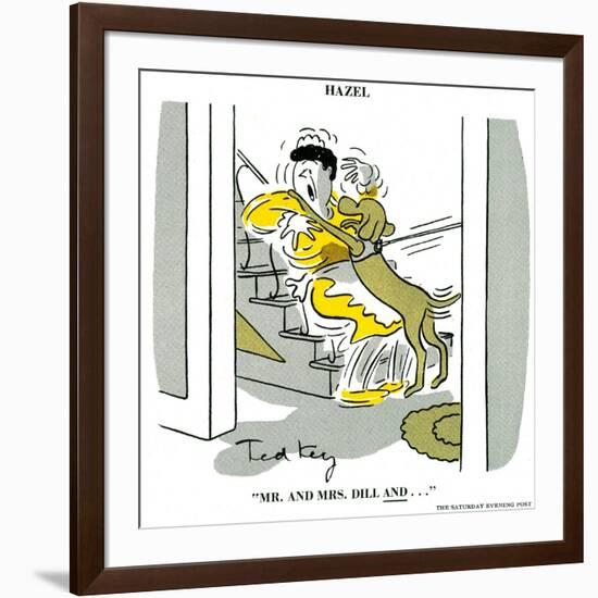 Hazel Cartoon-Ted Key-Framed Giclee Print