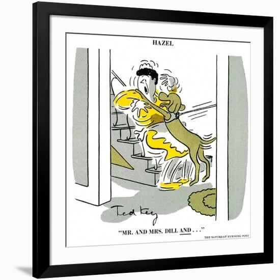 Hazel Cartoon-Ted Key-Framed Giclee Print