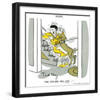 Hazel Cartoon-Ted Key-Framed Giclee Print