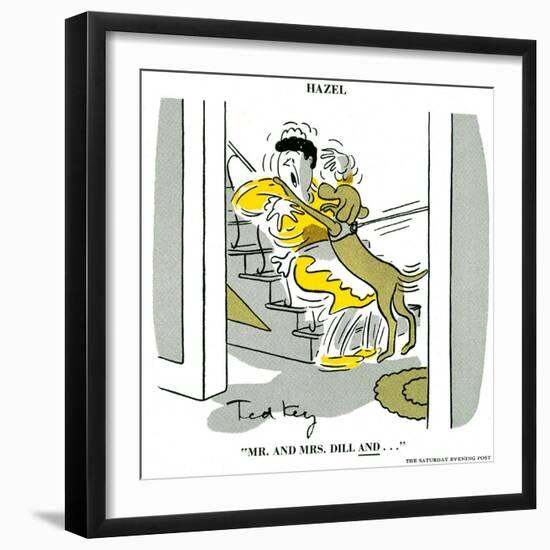 Hazel Cartoon-Ted Key-Framed Giclee Print