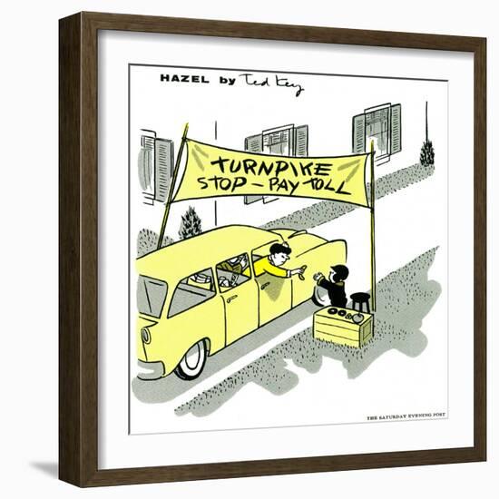 Hazel Cartoon-Ted Key-Framed Giclee Print