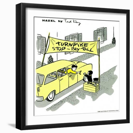 Hazel Cartoon-Ted Key-Framed Giclee Print