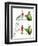 Hazel Cartoon-Ted Key-Framed Giclee Print