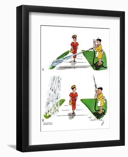 Hazel Cartoon-Ted Key-Framed Giclee Print