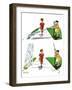 Hazel Cartoon-Ted Key-Framed Giclee Print