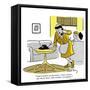 Hazel Cartoon-Ted Key-Framed Stretched Canvas