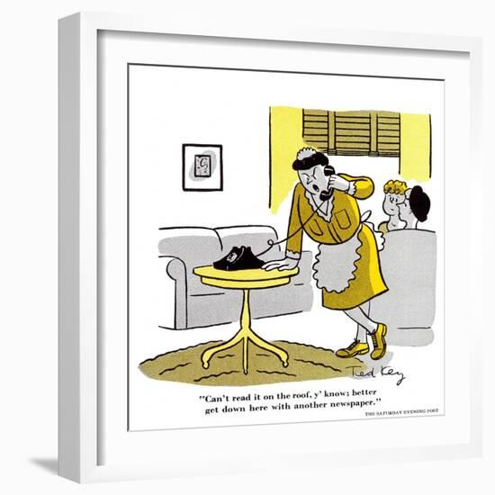 Hazel Cartoon-Ted Key-Framed Giclee Print