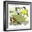 Hazel Cartoon-Ted Key-Framed Giclee Print