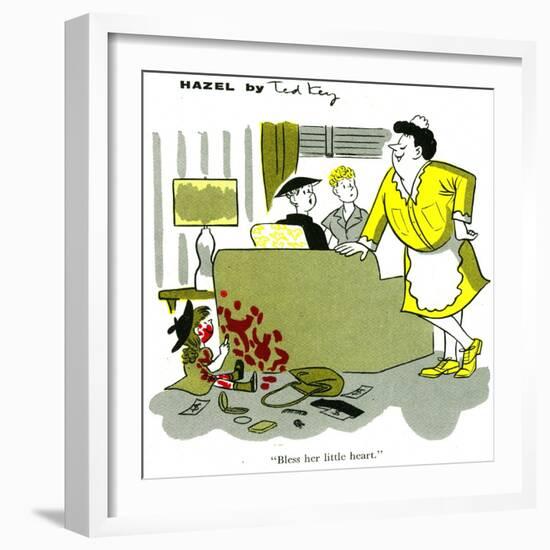 Hazel Cartoon-Ted Key-Framed Giclee Print