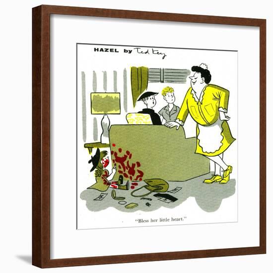 Hazel Cartoon-Ted Key-Framed Giclee Print