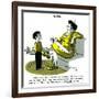 Hazel Cartoon-Ted Key-Framed Giclee Print