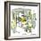 Hazel Cartoon-Ted Key-Framed Giclee Print