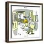 Hazel Cartoon-Ted Key-Framed Giclee Print