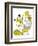 Hazel Cartoon-Ted Key-Framed Giclee Print