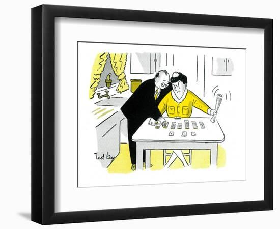 Hazel Cartoon-Ted Key-Framed Giclee Print