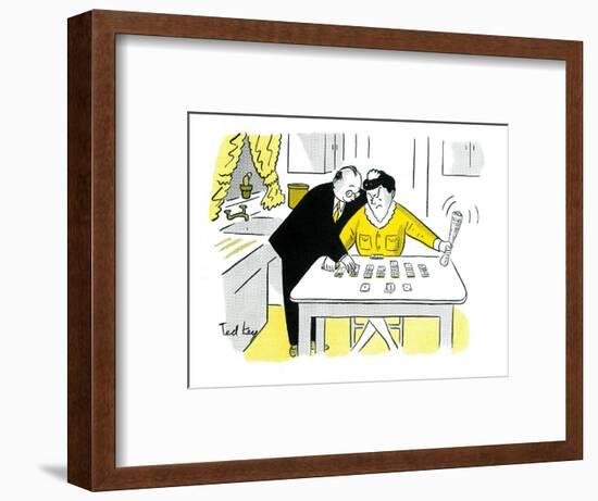 Hazel Cartoon-Ted Key-Framed Giclee Print