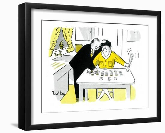 Hazel Cartoon-Ted Key-Framed Giclee Print