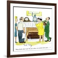 Hazel Cartoon-Ted Key-Framed Giclee Print