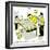 Hazel Cartoon-Ted Key-Framed Giclee Print