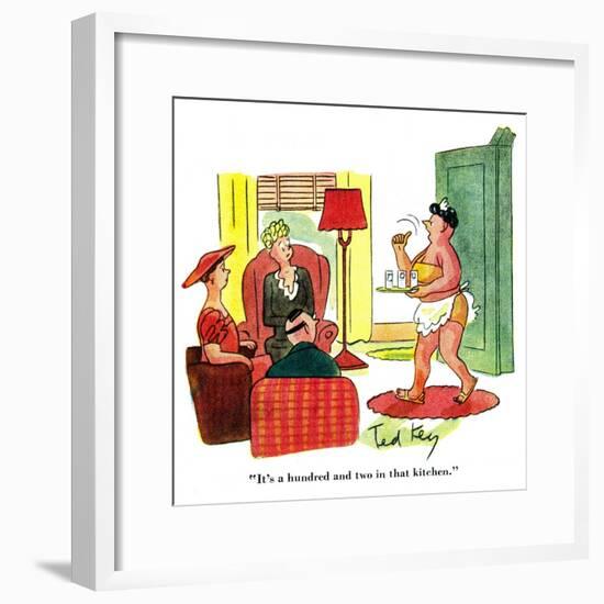 Hazel Cartoon-Ted Key-Framed Giclee Print