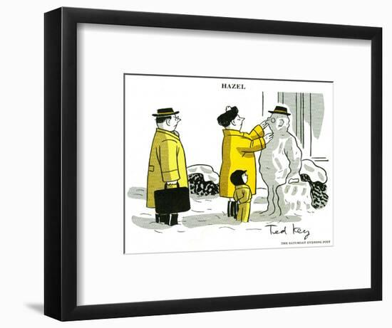 Hazel Cartoon-Ted Key-Framed Giclee Print