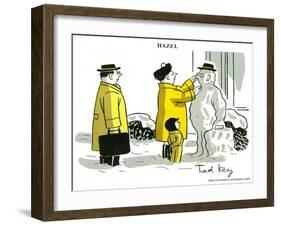 Hazel Cartoon-Ted Key-Framed Giclee Print