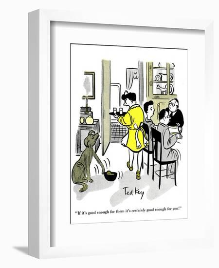 Hazel Cartoon-Ted Key-Framed Giclee Print