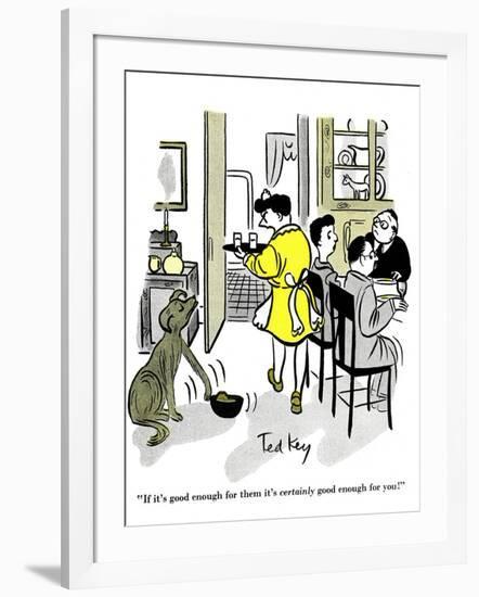 Hazel Cartoon-Ted Key-Framed Giclee Print