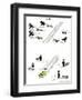 Hazel Cartoon-Ted Key-Framed Giclee Print