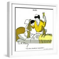 Hazel Cartoon-Ted Key-Framed Giclee Print