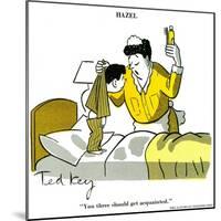 Hazel Cartoon-Ted Key-Mounted Giclee Print