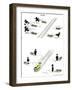 Hazel Cartoon-Ted Key-Framed Giclee Print