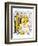 Hazel Cartoon-Ted Key-Framed Giclee Print